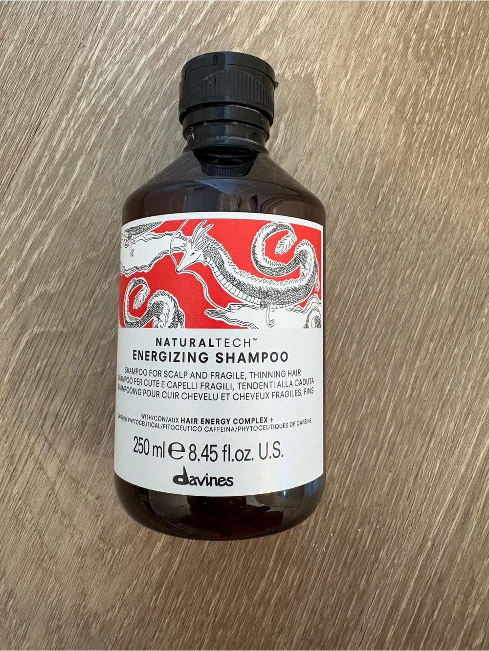 Davines Energizing Shampoo - Red & White Label